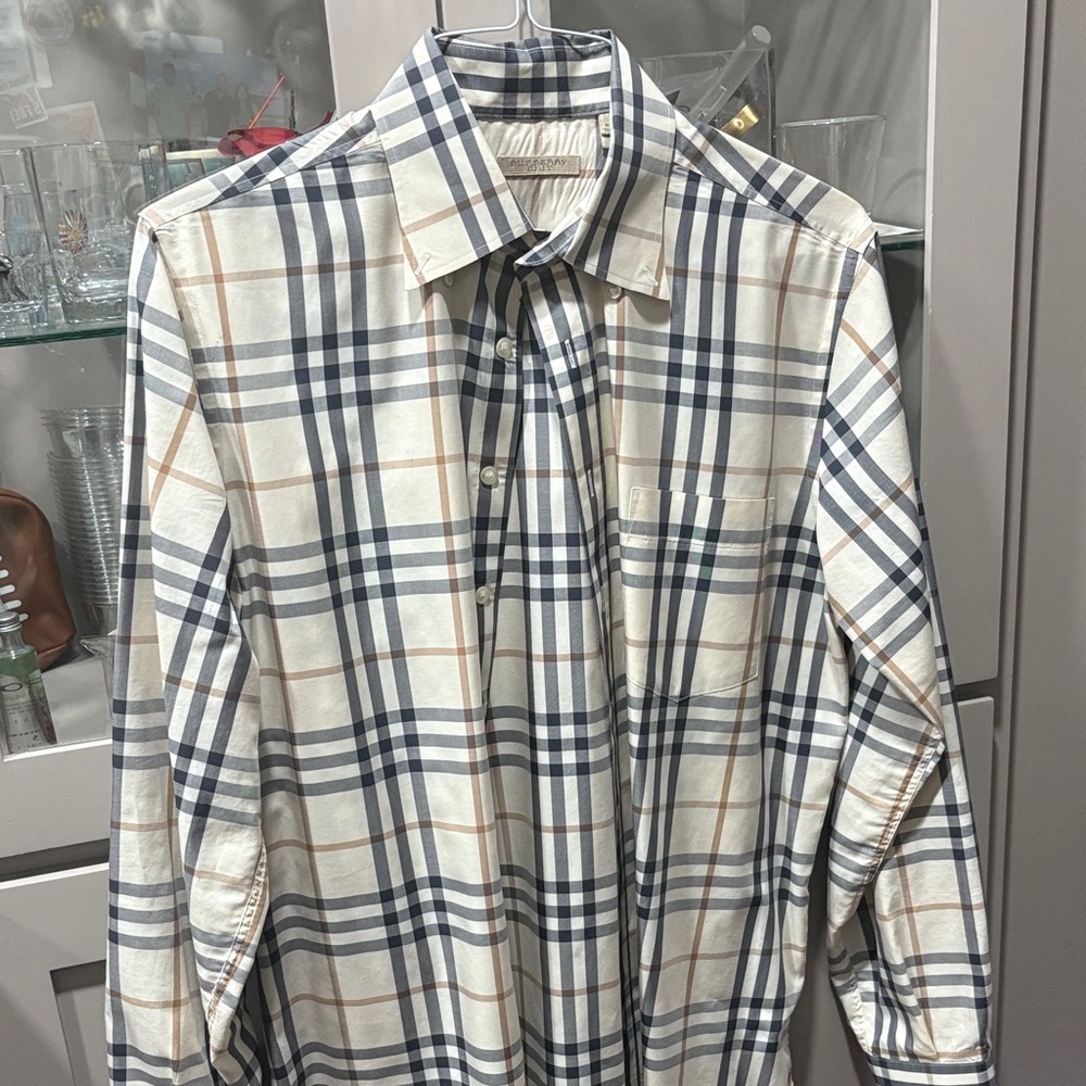 Burberry Men's Classic Plaid Shirt